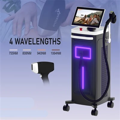 Depilação a laser com alça mutável